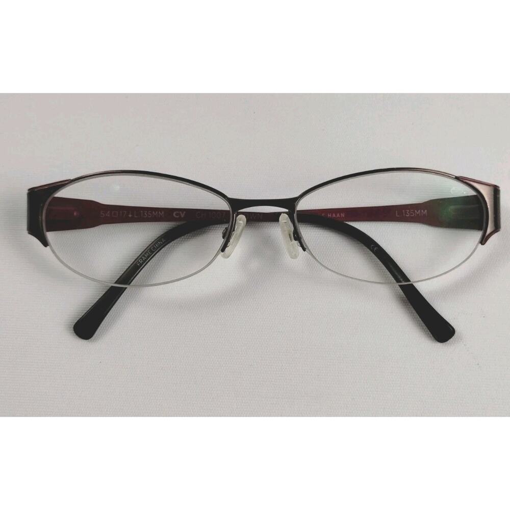 Cole Haan Eyeglasses Frames 54-17-135 Brown Maroon / Burgundy CH1007